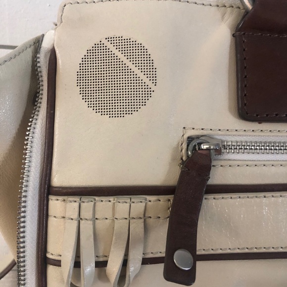David & Scotti Leather Messenger Bag